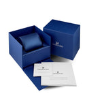 Swarovski Passage Chrono Crystal Blue Dial Blue Leather Strap Watch for Women - 5580342 Buy Now By Swarovski