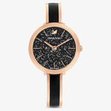 Swarovski Crystalline Delight Black Dial Two Tone Steel Strap Watch for Women - 5580530 Buy Now By Swarovski