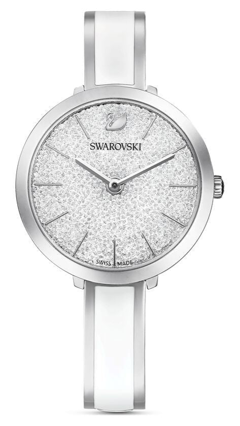 Swarovski Crystalline Delight Silver Dial Two Tone Steel Strap Watch for Women - 5580537 Buy Now By Swarovski
