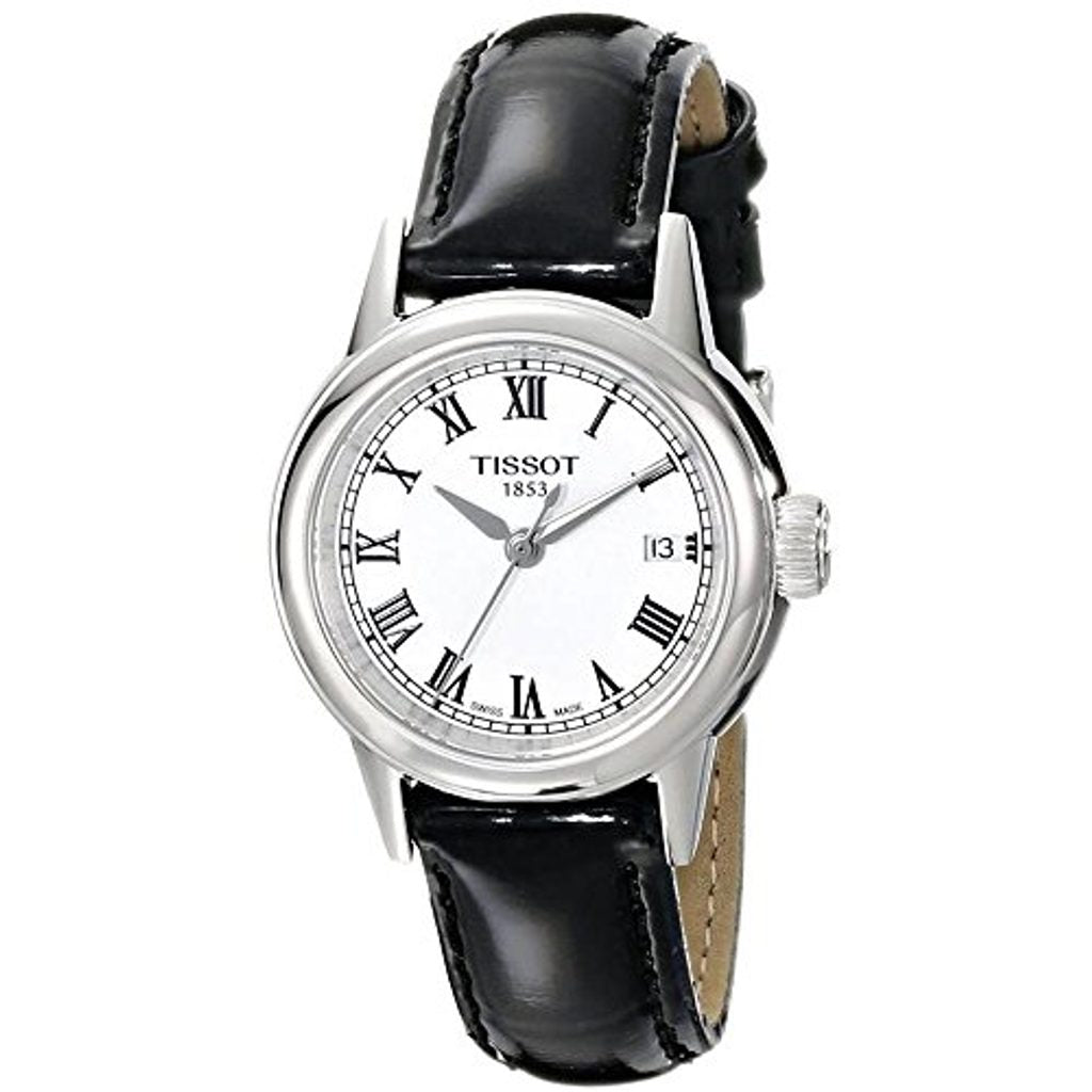 Tissot T Classic Carson White Dial Brown Leather Strap Watch For Women - T085.210.16.013.00 Buy Now By Tissot