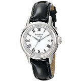 Tissot T Classic Carson White Dial Brown Leather Strap Watch For Women - T085.210.16.013.00 Buy Now By Tissot