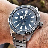 Seiko Prospex Automatic Diver Black Dial Silver Steel Strap Watch For Men - SPB051J1 Buy Now By Seiko