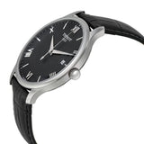 Tissot T Classic Tradition Quartz Black Dial Black Leather Strap Watch For Men - T063.610.16.058.00 Buy Now By Tissot