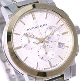 Burberry The City White Dial Two Tone Steel Strap Watch for Men - BU9751 Buy Now By Burberry