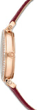 Swarovski Passage Moon Phase Red Dial Red Leather Strap Watch for Women - 5613323 Buy Now By Swarovski