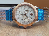 Versace Sport Tech Chronograph While Dial Two Tone Steel Strap Watch for Men - VELT00319 Buy Now By Versace