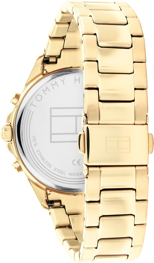 Tommy Hilfiger Claudia White Dial Gold Steel Strap Watch for Women - 1781742 Buy Now By Tommy Hilfiger