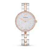 Swarovski Cosmopolitan Crystals Silver Dial Two Tone Steel Strap Watch for Women - 5644081 Buy Now By Swarovski