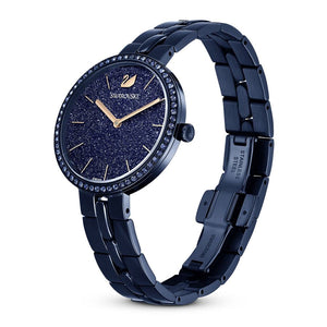 Swarovski Cosmopolitan Crystals Blue Dial Blue Steel Strap Watch for Women - 5647452 Buy Now By Swarovski