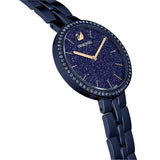 Swarovski Cosmopolitan Crystals Blue Dial Blue Steel Strap Watch for Women - 5647452 Buy Now By Swarovski