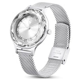 Swarovski Octea Nova Silver Dial Silver Mesh Strap Watch for Women - 5650039 Buy Now By Swarovski