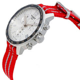 Tissot Quickster Chronograph NBA Houston Rockets Special Edition White Dial Two Tone NATO Strap Watch for Men - T095.417.17.037.12 Buy Now By Tissot