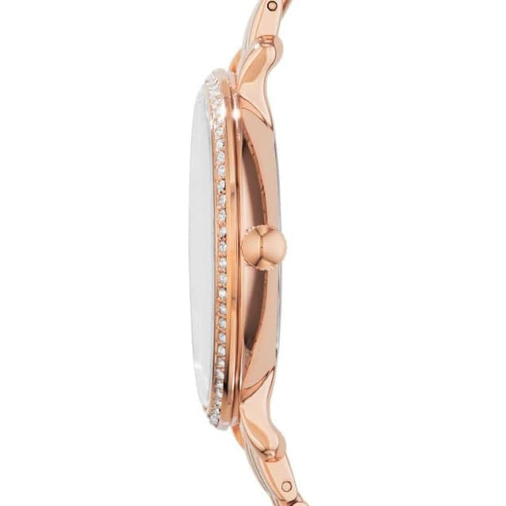 Fossil Jacqueline Rose Gold Dial Rose Gold Steel Strap Watch for Women - ES3632 Buy Now By Fossil
