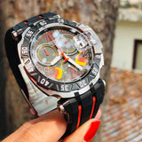 Tissot T Race Chronograph Stefan Bradl Special Edition Black Dial Black Rubber Strap Watch for Men - T092.417.27.057.02 Buy Now By Tissot