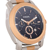 Fossil Machine Blue Dial Two Tone Steel Strap Watch for Men - FS5037 Buy Now By Fossil
