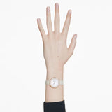 Swarovski Certa Crystals Silver Dial Beige Leather Strap Watch for Women - 5672968 Buy Now By Swarovski