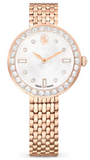 Swarovski Certa Crystals Silver Dial Rose Gold Steel Strap Watch for Women - 5672981 Buy Now By Swarovski