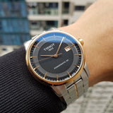 Tissot Luxury Powermatic 80 Black Dial Silver Steel Strap Watch For Men - T086.407.22.051.00 Buy Now By Tissot