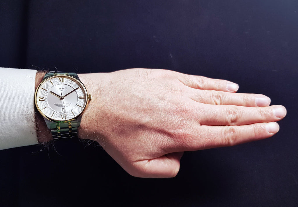 Tissot Chemin Des Tourelles Powermatic 80 Cosc Silver Dial Two Tone Steel Strap Watch For Men - T099.408.22.038.00 Buy Now By Tissot