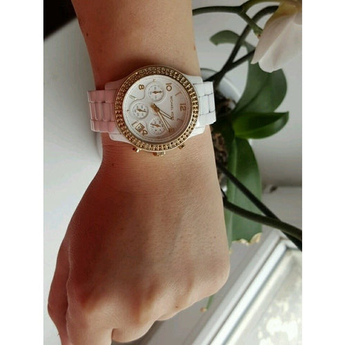 Michael Kors Runway White Dial White Steel Strap Watch for Women - MK5237 Buy Now By Michael Kors