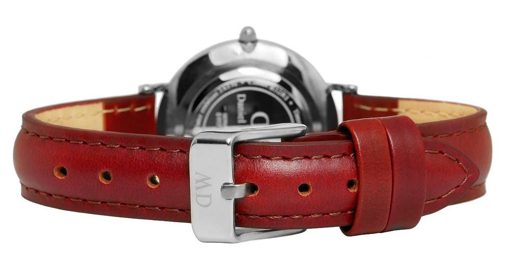 Daniel Wellington Classic Petite St Mawes Black Dial Brown Leather Strap Watch For Women - DW00100181 Buy Now By Daniel Wellington