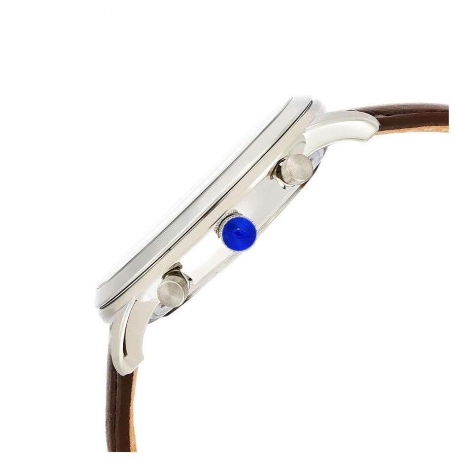 Fossil Neutra Chronograph White Dial Brown Leather Strap Watch for Men - FS5380 Buy Now By Fossil