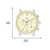 Fossil Neutra Chronograph White Dial Brown Leather Strap Watch for Men - FS5380 Buy Now By Fossil