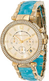 Michael Kors Parker Gold Dial Two Tone Steel Strap Watch for Women - MK6364 Buy Now By Michael Kors