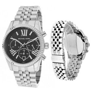 Michael Kors Runway Chronograph Black Dial Silver Steel Strap Watch For Women - MK5708 Buy Now By Michael Kors