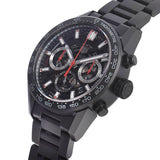 Tag Heuer Carrera Automatic Chronograph Black Dial Black Steel Strap Watch for Men - CBG2090.BH0661 Buy Now By Tag Heuer