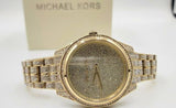 Michael Kors Lauryn Crystals Gold Dial Gold Steel Strap Watch For Women - MK3930 Buy Now By Michael Kors