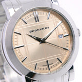 Burberry Heritage Collection Rose Gold Dial Silver Steel Strap Watch for Men - BU1352 Buy Now By Burberry