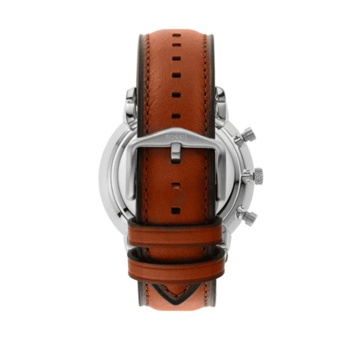 Fossil Neutra Chronograph Green Dial Brown Leather Strap Watch for Men - FS5735 Buy Now By Fossil