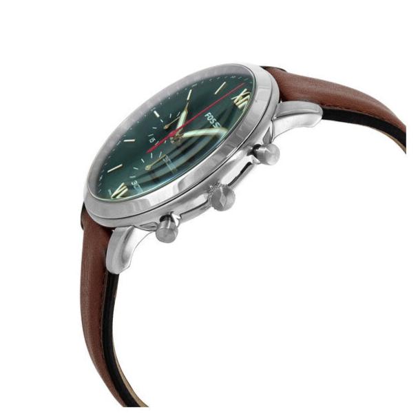 Fossil Neutra Chronograph Green Dial Brown Leather Strap Watch for Men - FS5735 Buy Now By Fossil
