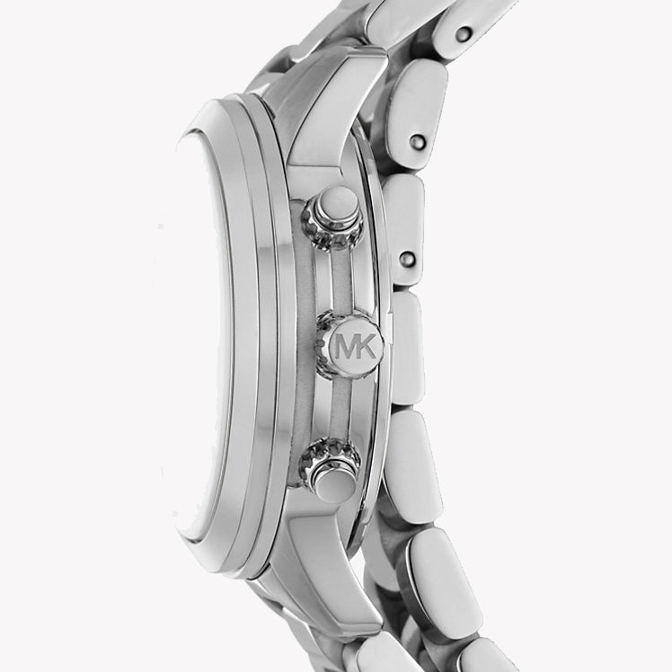Michael Kors Runway Chronograph Analog Silver Dial Silver Steel Strap Watch for Women - MK7454 Buy Now By Michael Kors