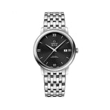 Omega De Ville Prestige Co-Axial Black Dial Silver Steel Strap Watch for Men - 424.10.40.20.01.001 Buy Now By Omega