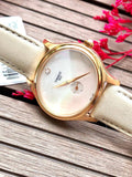 Tissot T Lady Bella Ora Mother of Pearl Dial Cream Leather Strap Watch for Women - T103.310.36.111.00 Buy Now By Tissot