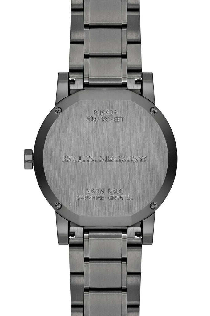 Burberry The City Black Dial Black Steel Strap Watch for Men - BU9902 Buy Now By Burberry