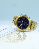 Versace Sport Tech Chronograph Black Dial Gold Steel Strap Watch for Men - VELT00419 Buy Now By Versace