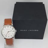 Marc Jacobs Baker White Dial Brown Leather Strap Watch for Women - MBM1265 Buy Now By Marc Jacobs