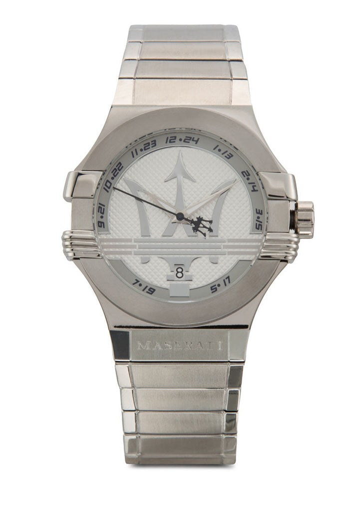 Maserati Potenza Silver Dial Silver Steel Strap Watch For Men - R8853108002 Buy Now By Maserati