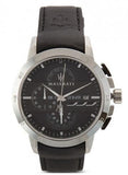 Maserati Ingegno Chronograph Black Dial Black Leather Strap Watch For Men - R8871619004 Buy Now By Maserati