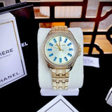 Michael Kors Mini Pilot Quartz Gold Dial Gold Steel Strap Watch For Women - MK7366 Buy Now By Michael Kors