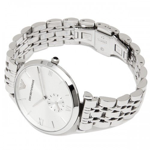 Emporio Armani Classic Silver Dial Silver Steel Strap Watch For Men - AR1819 Buy Now By Emporio Armani