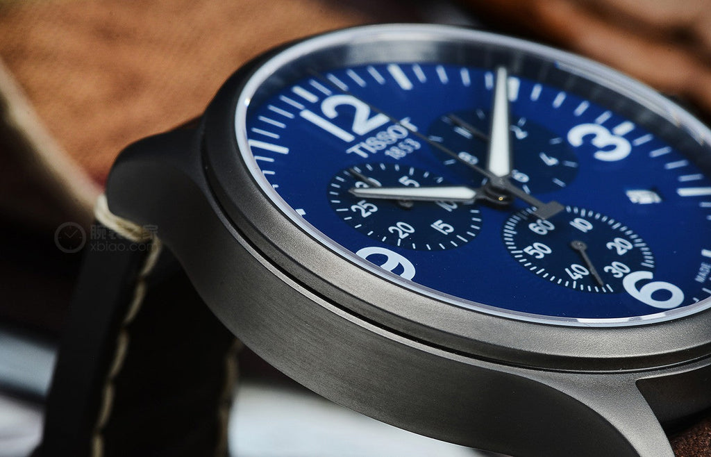 Tissot Chrono XL Blue Dial Brown Leather Strap Watch For Men - T116.617.36.047.00 Buy Now By Tissot