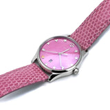 Gucci G-Timeless Pink Mother of Pearl Dial Pink Leather Strap Watch For Women - YA126586 Buy Now By Gucci