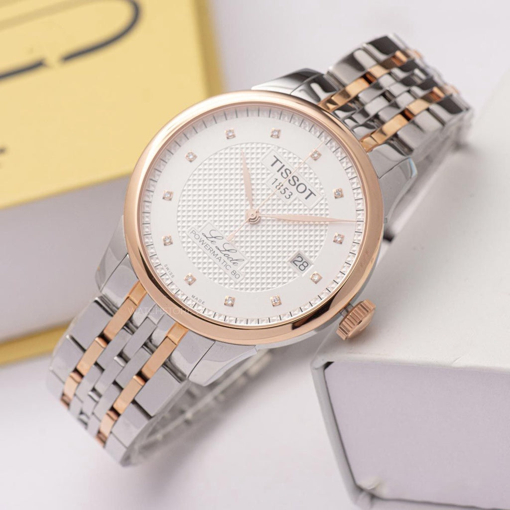 Tissot Le Locle Powermatic 80 Silver Dial Two Tone Steel Strap Watch For Men - T006.407.22.036.01 Buy Now By Tissot