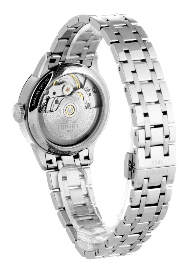 Tissot Chemin Des Tourelles Powermatic 80 Lady Blue Dial Silver Steel Strap Watch For Women - T099.207.11.048.00 Buy Now By Tissot