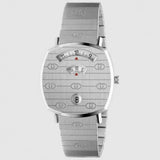 Gucci Grip Quartz Silver Dial Silver Steel Strap Watch For Women - YA157410 Buy Now By Gucci