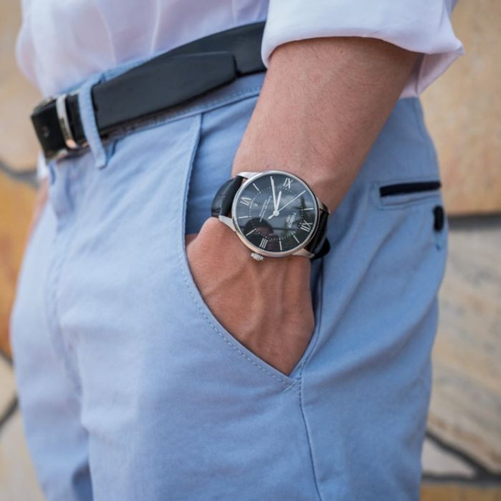 Tissot Chemin Des Tourelles Powermatic 80 Black Dial Black Leather Strap Watch For Men - T099.407.16.058.00 Buy Now By Tissot